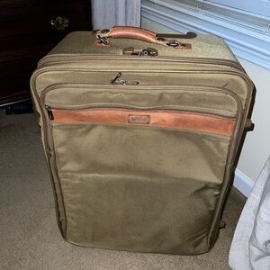 Khaki Brown Travel Suitcase Hartman